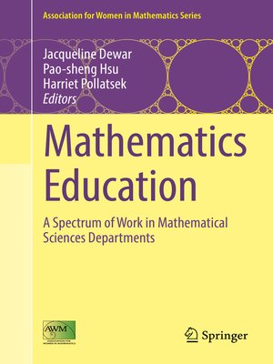 cover image of Mathematics Education